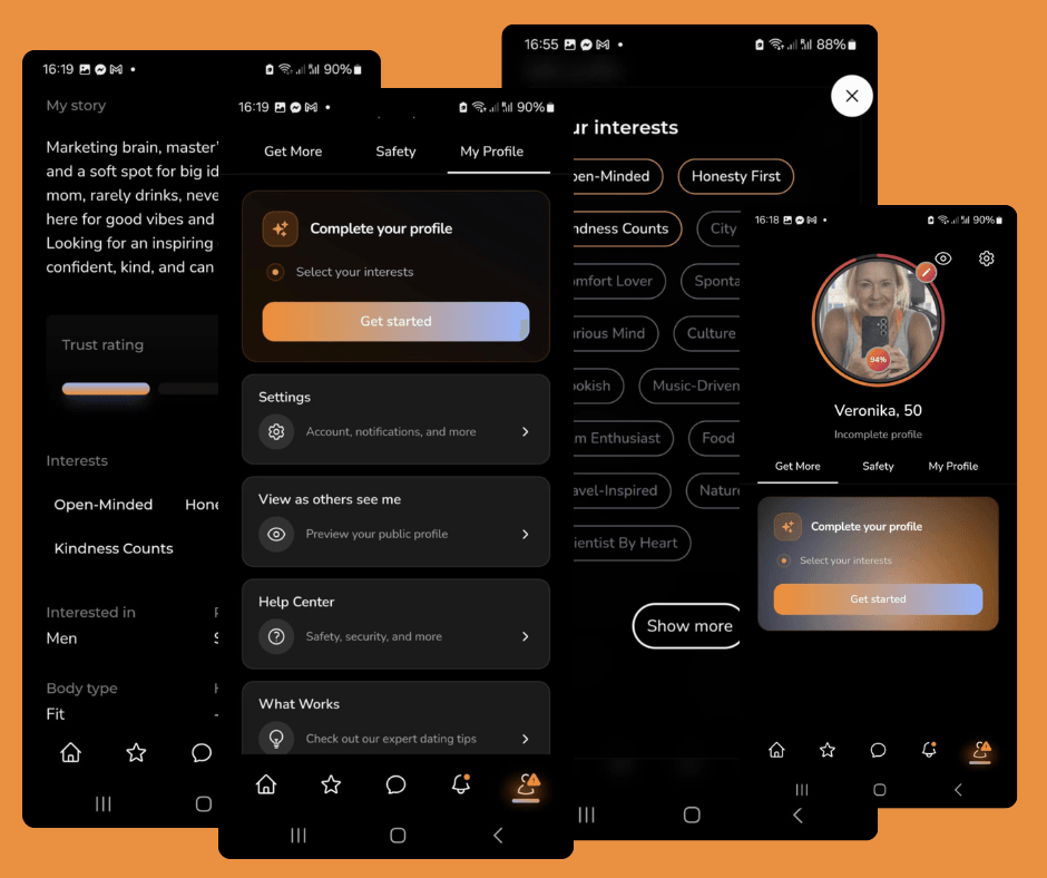 Profile insights feature